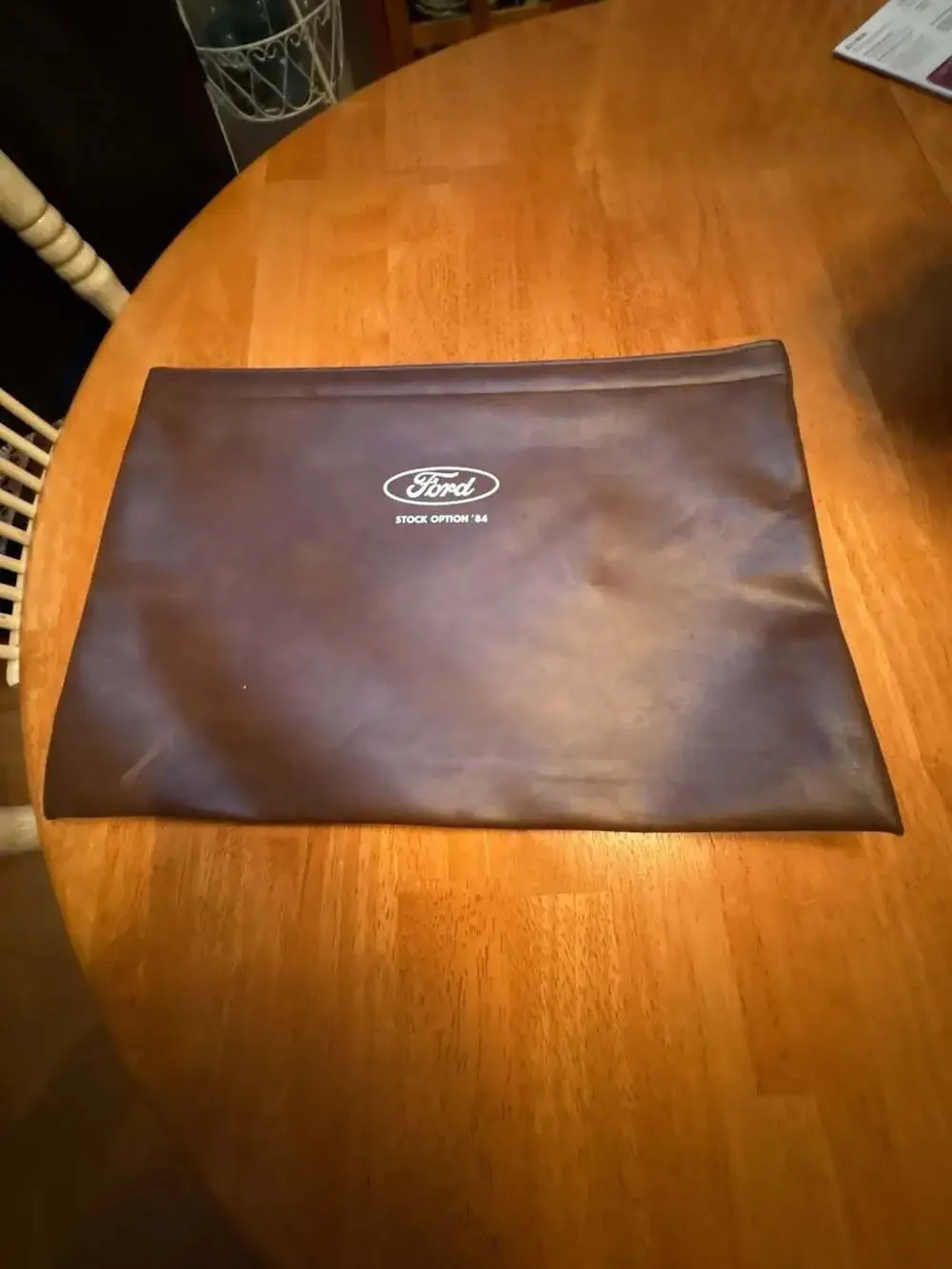 Vintage 1984 Ford Motor Company Stock Option Promotional Document Folder